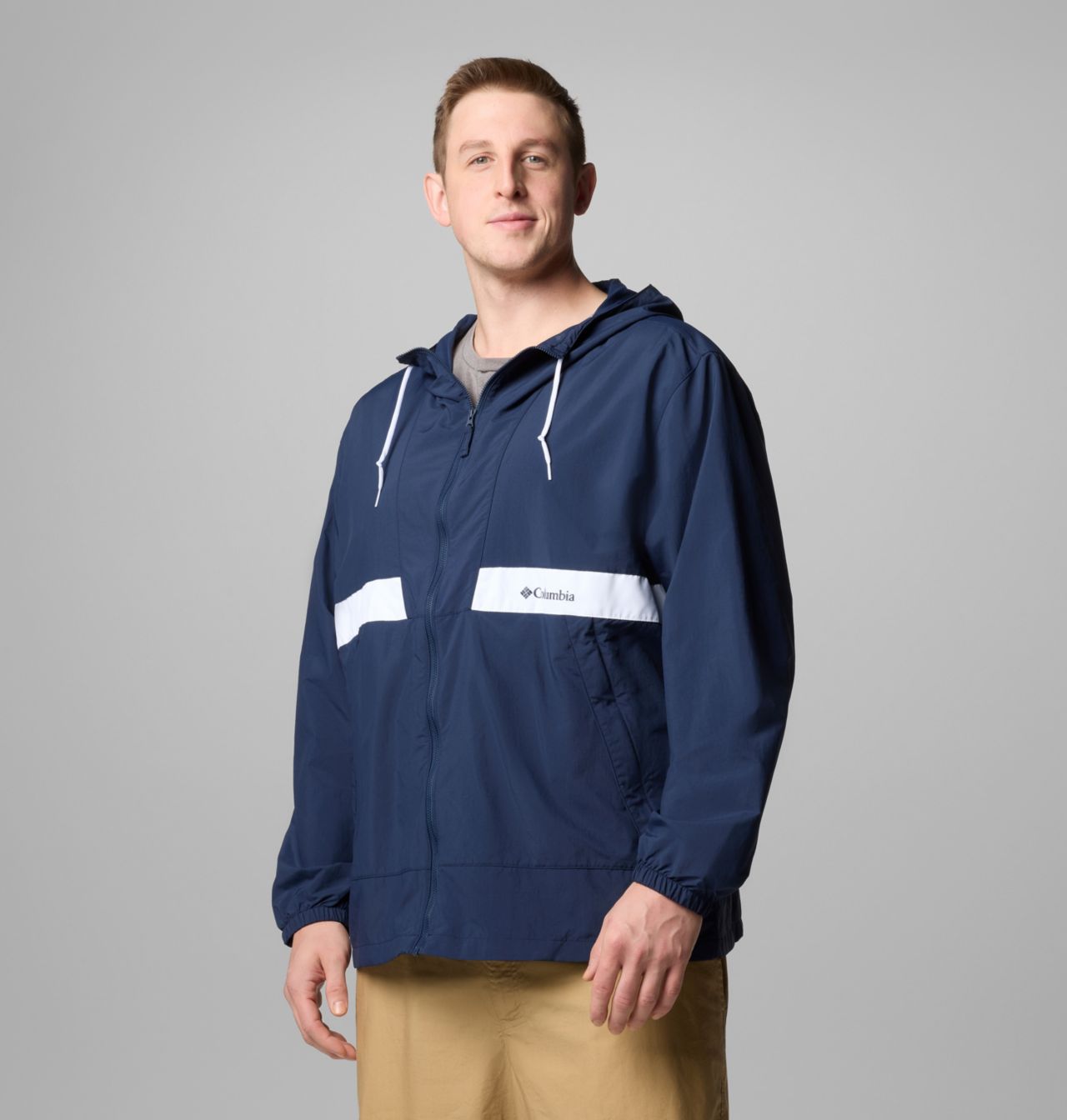 Men's Spire Valley™ Hooded Windbreaker - Big | 465 | 3X 1