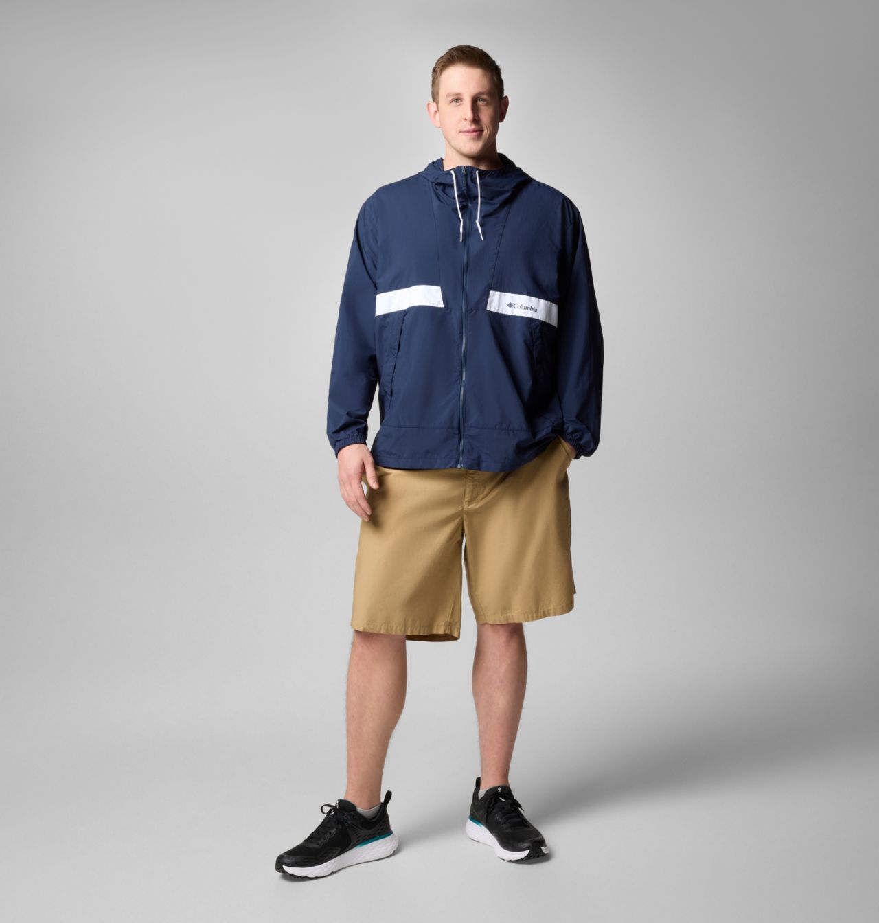 Men's Spire Valley™ Hooded Windbreaker - Big | 465 | 3X 2