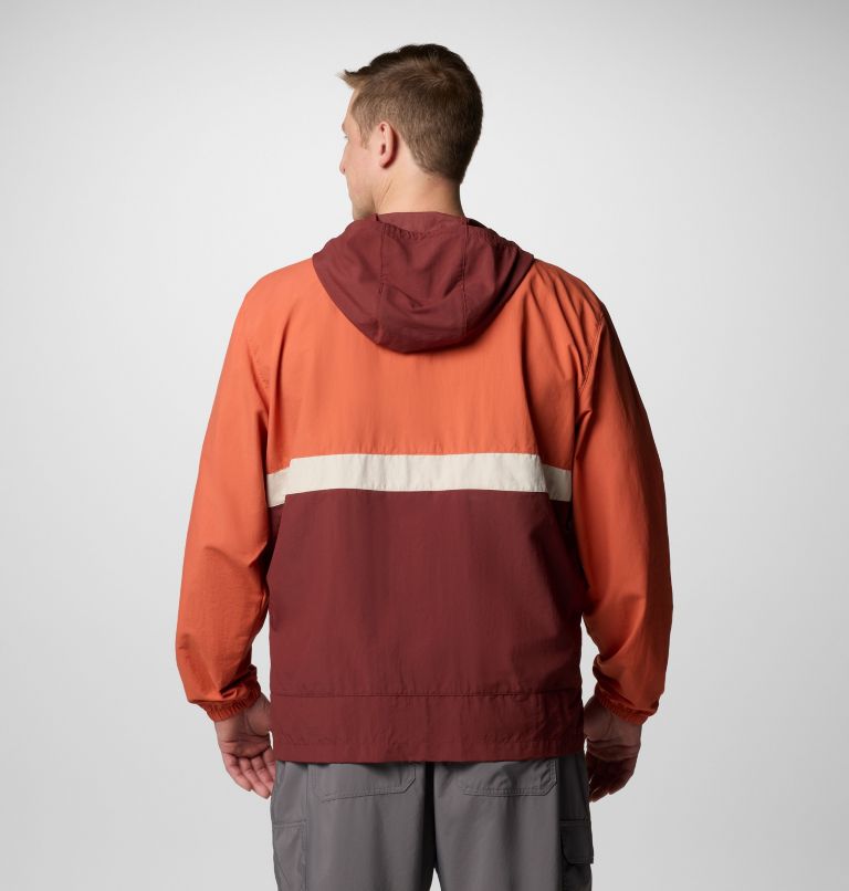 Cortavientos con capucha Spire Valley para hombre - Talla grande, Color: Tuscan, Spice, Dark Stone, image 2
