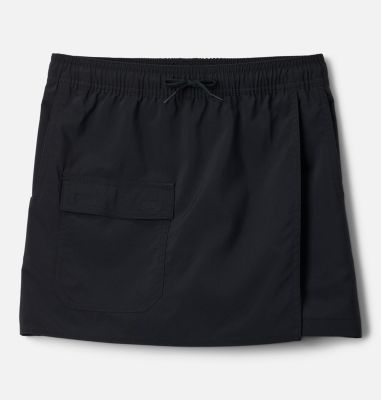 Girls' Silver Ridge Utility Skort, Color: Black, image 3