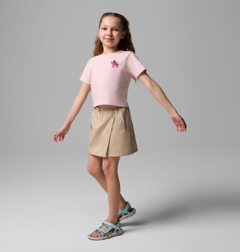 Girls' Silver Ridge Utility Hiking Skort, Color: Ancient Fossil, image 1