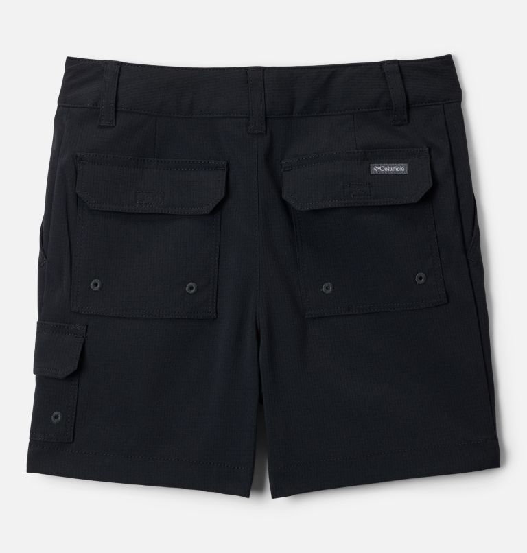 Boys' Toddler Tech Trail Utility Shorts, Color: Black, image 2