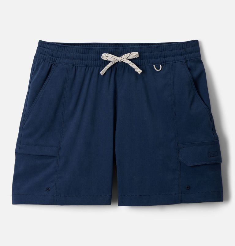 Girls' Tech Trail Utility Shorts, Color: Collegiate Navy, image 1