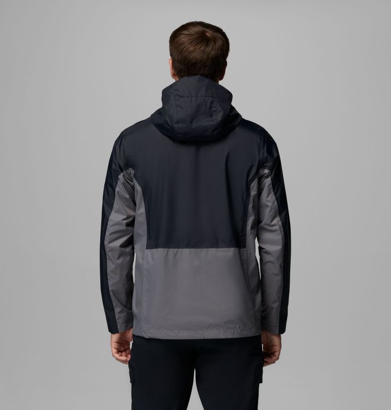 Pouring Adventure III Jacket, Color: Black, City Grey, image 3