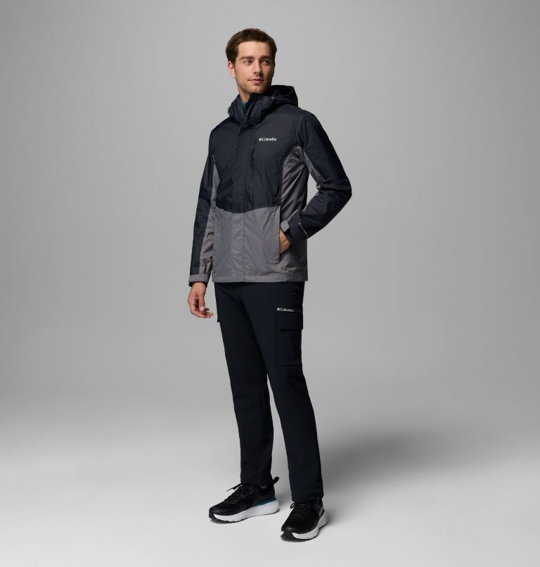 Pouring Adventure III Jacket, Color: Black, City Grey, image 2