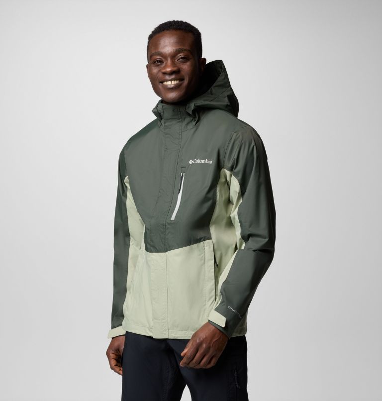 Chaqueta de senderismo impermeable Pouring Adventure III para hombre, Color: Greenscape, Safari, image 4