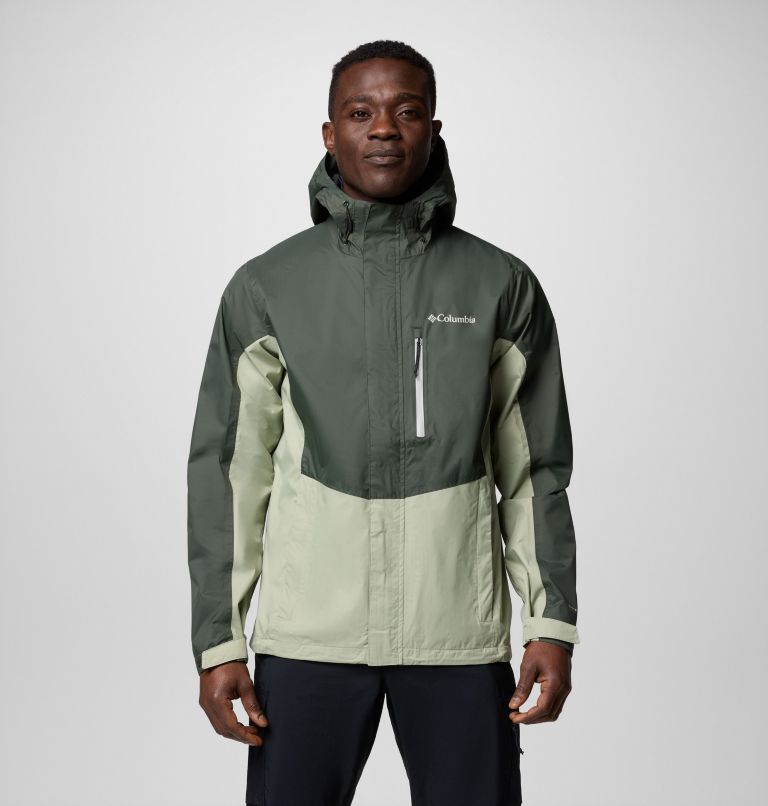 Chaqueta de senderismo impermeable Pouring Adventure III para hombre, Color: Greenscape, Safari, image 1