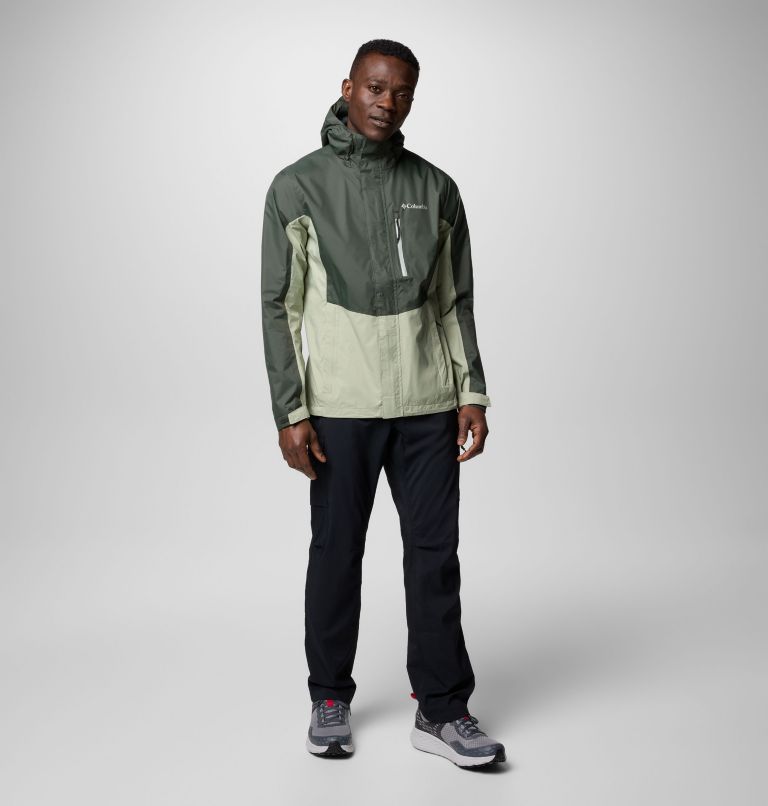 Chaqueta de senderismo impermeable Pouring Adventure III para hombre, Color: Greenscape, Safari, image 2