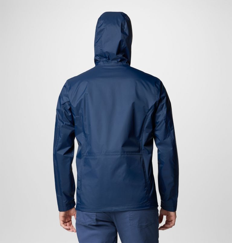 Men's Pouring Adventure III Waterproof Hiking Jacket, Color: Collegiate Navy, image 3