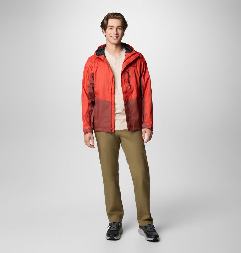 Pouring Adventure III wasserdichte Wanderjacke für Männer, Color: Sail Red, Spice, image 2