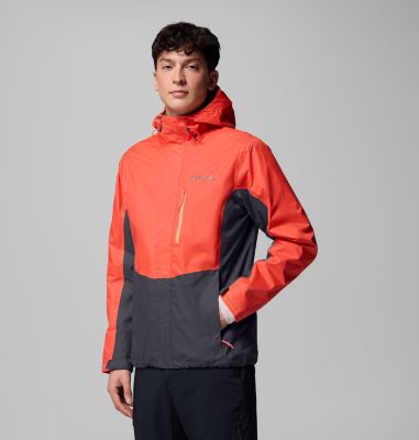 Pouring Adventure III wasserdichte Wanderjacke für Männer, Color: Zing, Shark, image 4