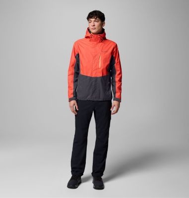 Pouring Adventure III wasserdichte Wanderjacke für Männer, Color: Zing, Shark, image 3