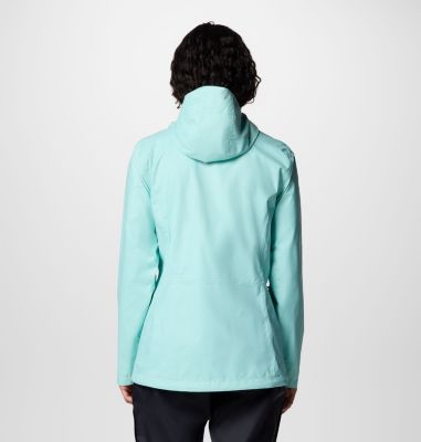 Women's Pouring Adventure III Waterproof Hiking Jacket, Color: Spray, image 2