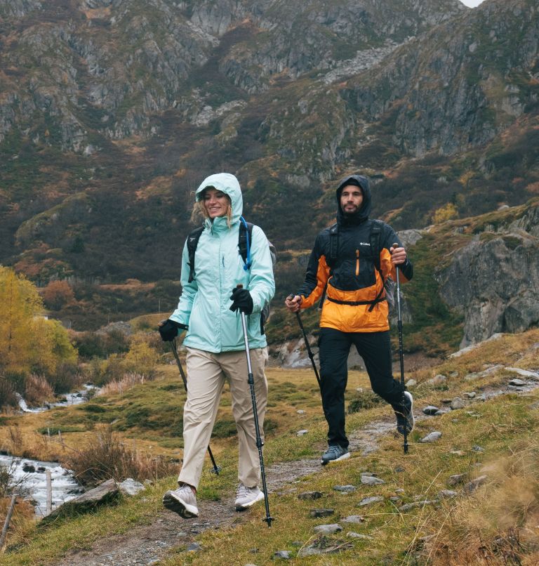 Giacca impermeabile da hiking Pouring Adventure III da donna, Color: Spray, image 9