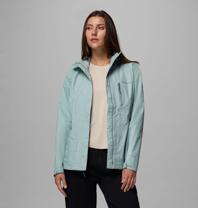Women's Pouring Adventure III Waterproof Hiking Jacket, Color: Crushed Blue, image 5