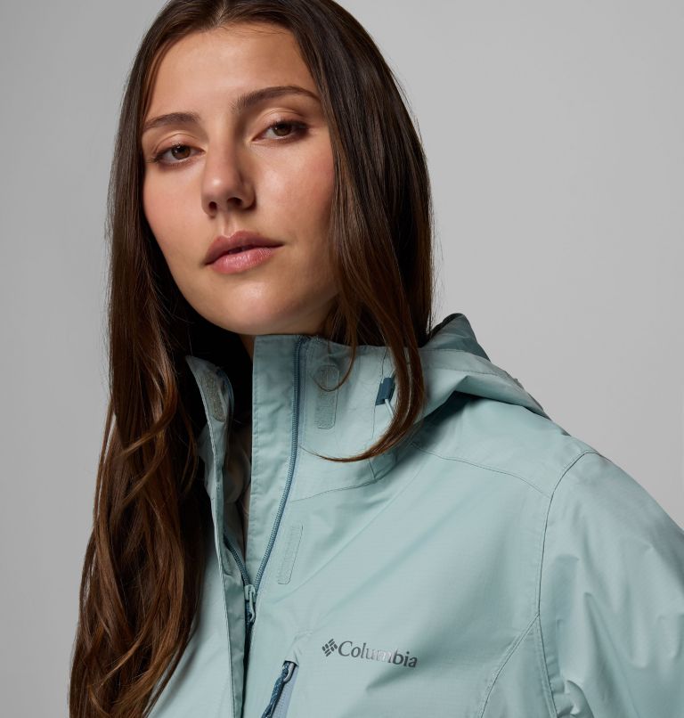 Women's Pouring Adventure III Waterproof Hiking Jacket, Color: Crushed Blue, image 7