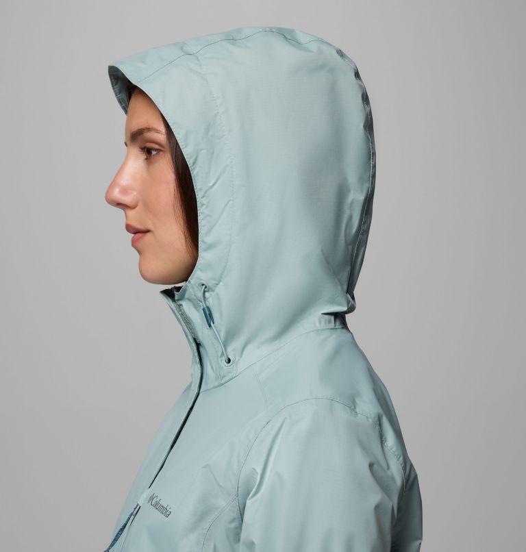 Women's Pouring Adventure III Waterproof Hiking Jacket, Color: Crushed Blue, image 8