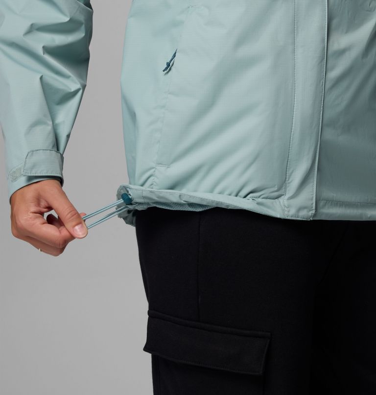 Women's Pouring Adventure III Waterproof Hiking Jacket, Color: Crushed Blue, image 9