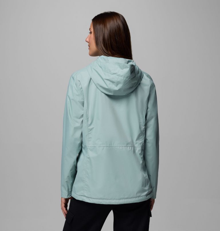 Women's Pouring Adventure III Waterproof Hiking Jacket, Color: Crushed Blue, image 3