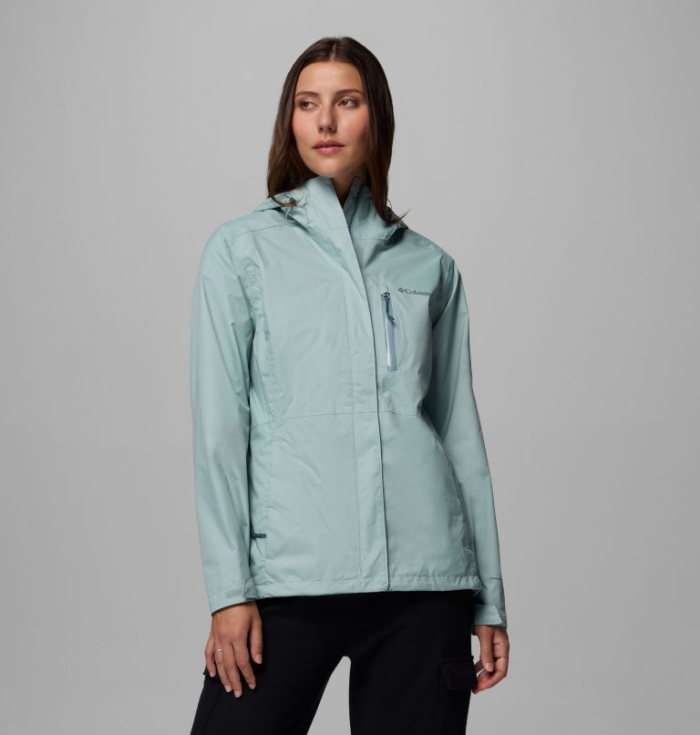 Women's Pouring Adventure III Waterproof Hiking Jacket, Color: Crushed Blue, image 1