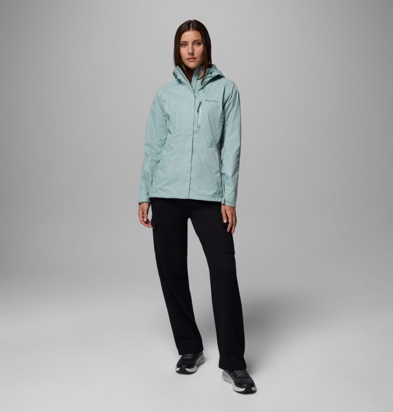 Women's Pouring Adventure III Waterproof Hiking Jacket, Color: Crushed Blue, image 2