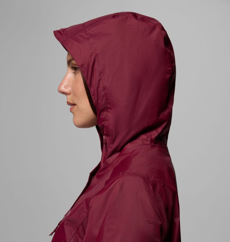 Women's Pouring Adventure III Waterproof Hiking Jacket, Color: Rich Wine, image 8