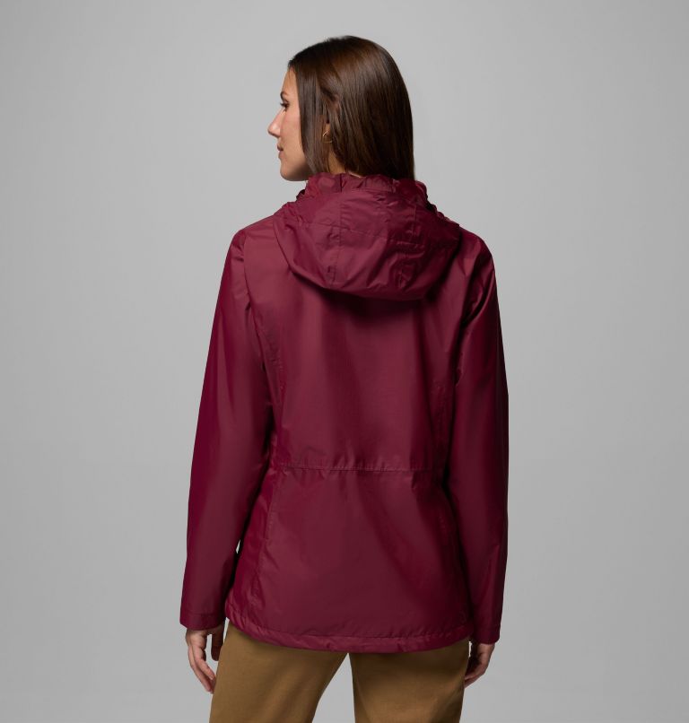 Women's Pouring Adventure III Waterproof Hiking Jacket, Color: Rich Wine, image 3