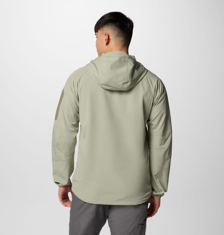 Men's Tall Heights II Hooded Softshell Hiking Jacket, Color: Safari, image 2