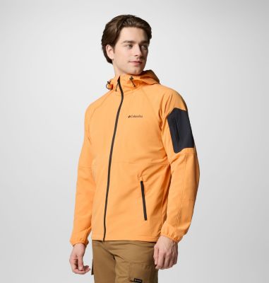 Giacca softshell da hiking con cappuccio Tall Heights II da uomo, Color: Koi, image 7