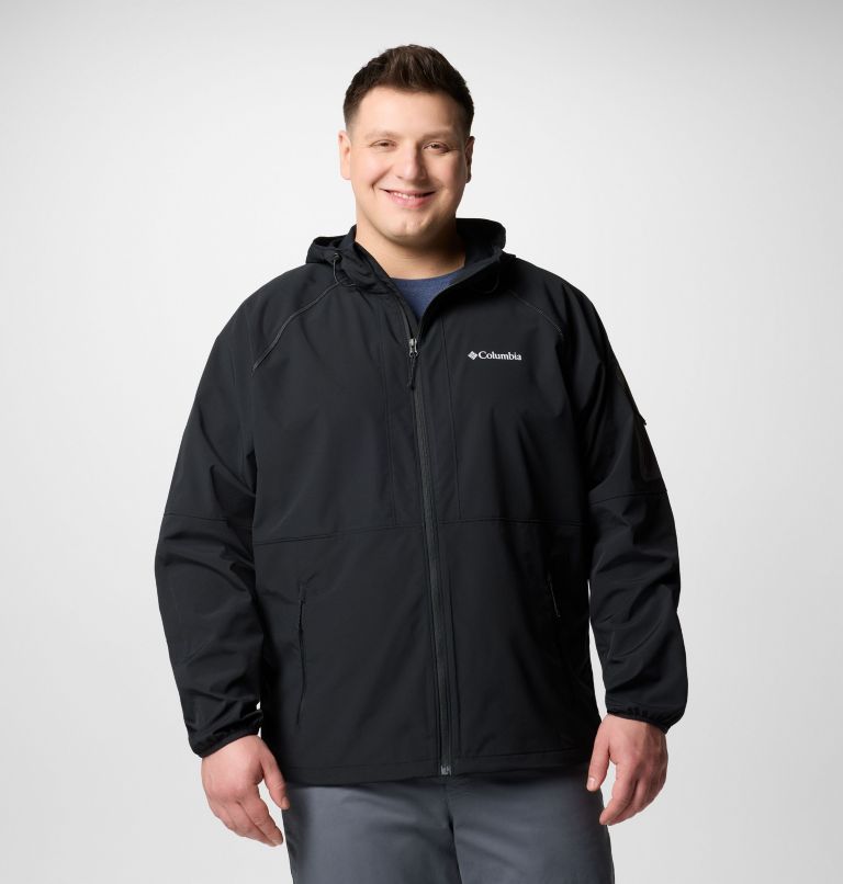 Veste Softshell à Capuche Tall Heights II Homme - Grande Taille, Color: Black, image 1