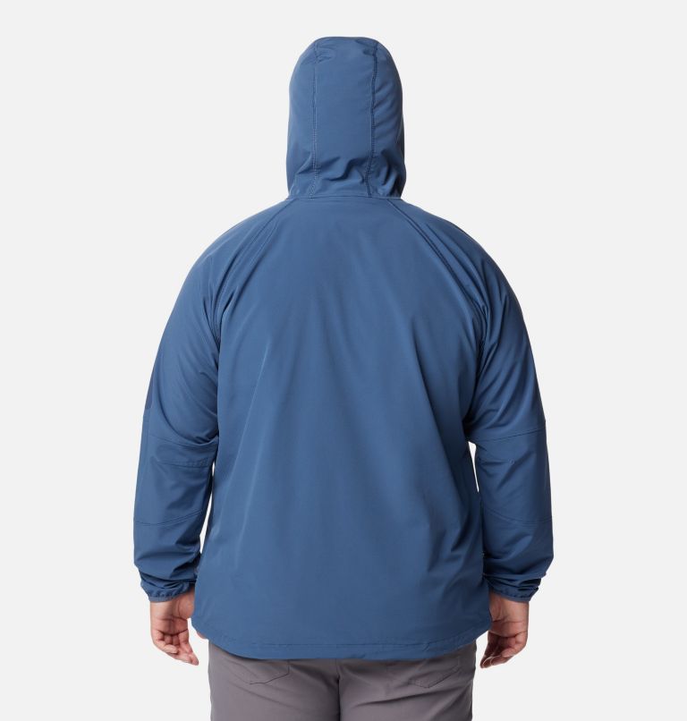Men's Tall Heights II Hooded Softshell Jacket - Extended Size, Color: Dark Mountain, image 2