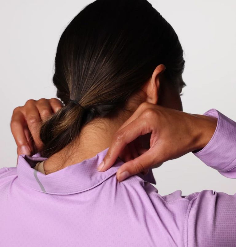 Women's PFG Shadowcaster Zero Long Sleeve Shirt, Color: Hydrangea