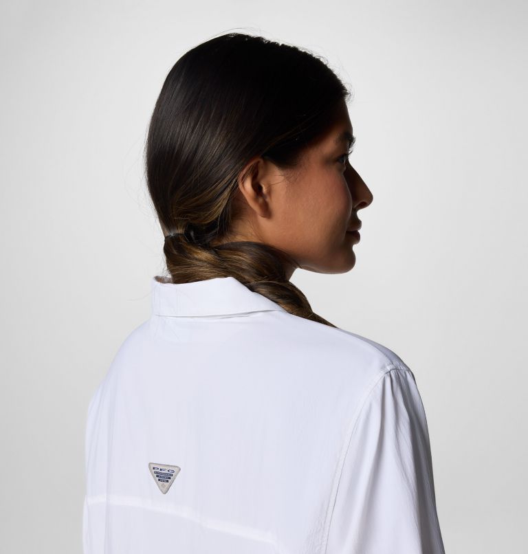 Women's PFG Wild Cast Long Sleeve Shirt, Color: White, image 5