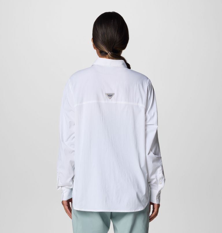 Women's PFG Wild Cast Long Sleeve Shirt, Color: White, image 2