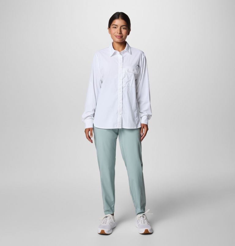 Women's PFG Wild Cast Long Sleeve Shirt, Color: White, image 6
