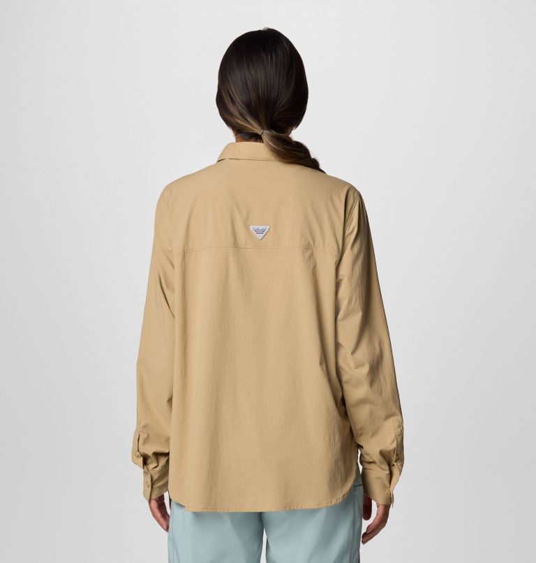 Women's PFG Wild Cast Long Sleeve Shirt, Color: Beach, image 2
