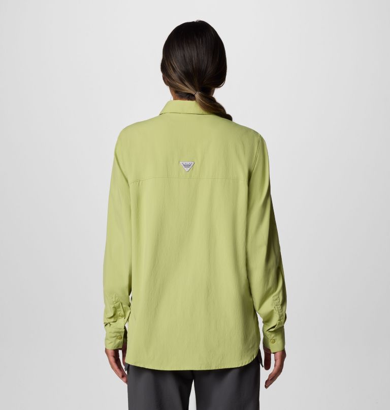 Women's PFG Wild Cast Long Sleeve Shirt, Color: Pear, image 2