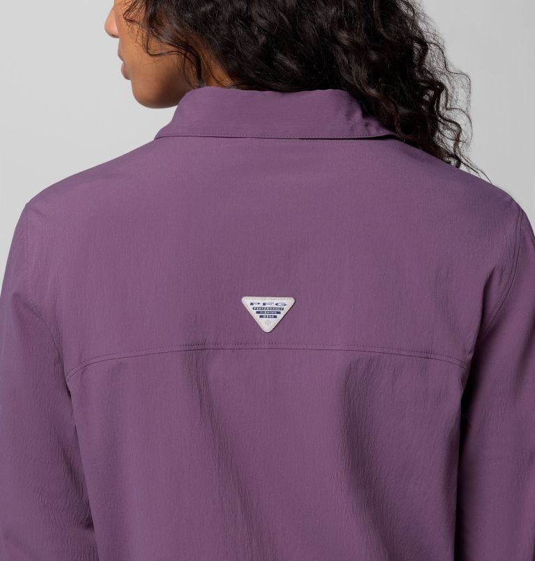 Women's PFG Wild Cast Long Sleeve Shirt, Color: Dusty Purple, image 9