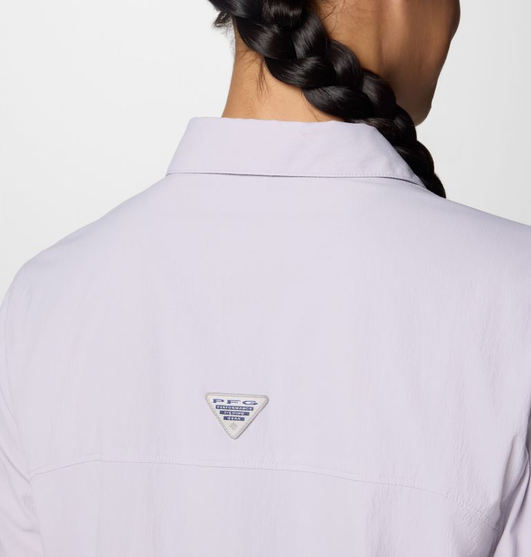Women's PFG Wild Cast Long Sleeve Shirt, Color: Lavender Pearl, image 5