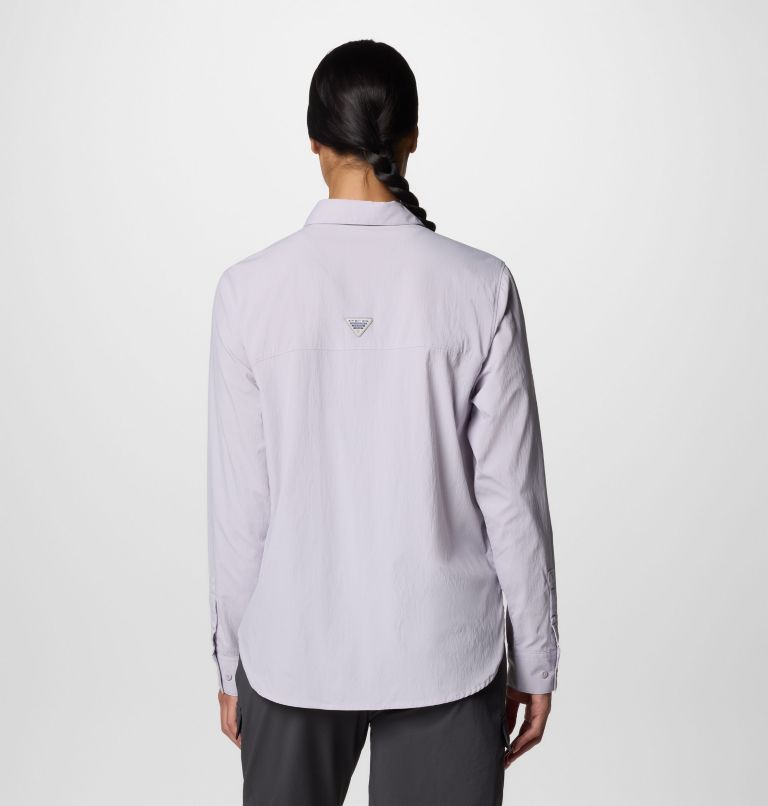 Women's PFG Wild Cast Long Sleeve Shirt, Color: Lavender Pearl, image 2