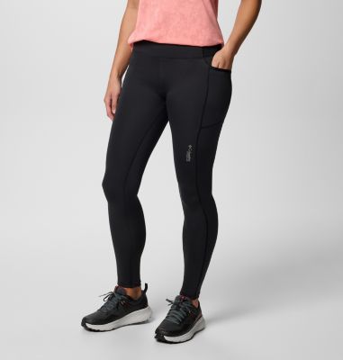 Women's Summit Valley Leggings, Color: Black, image 3