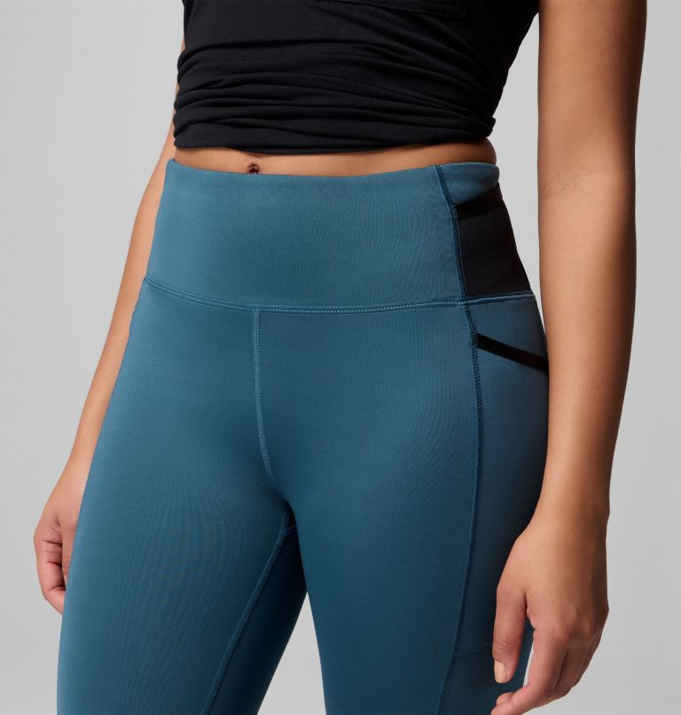 Women's Summit Valley Leggings, Color: Everblue, Black, image 5