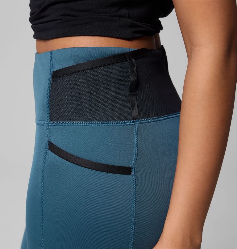 Women's Summit Valley Leggings, Color: Everblue, Black, image 7