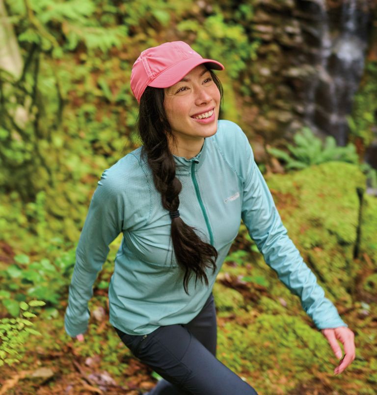 Women's Summit Valley Long Sleeve Half Zip Shirt, Color: River Blue, image 8