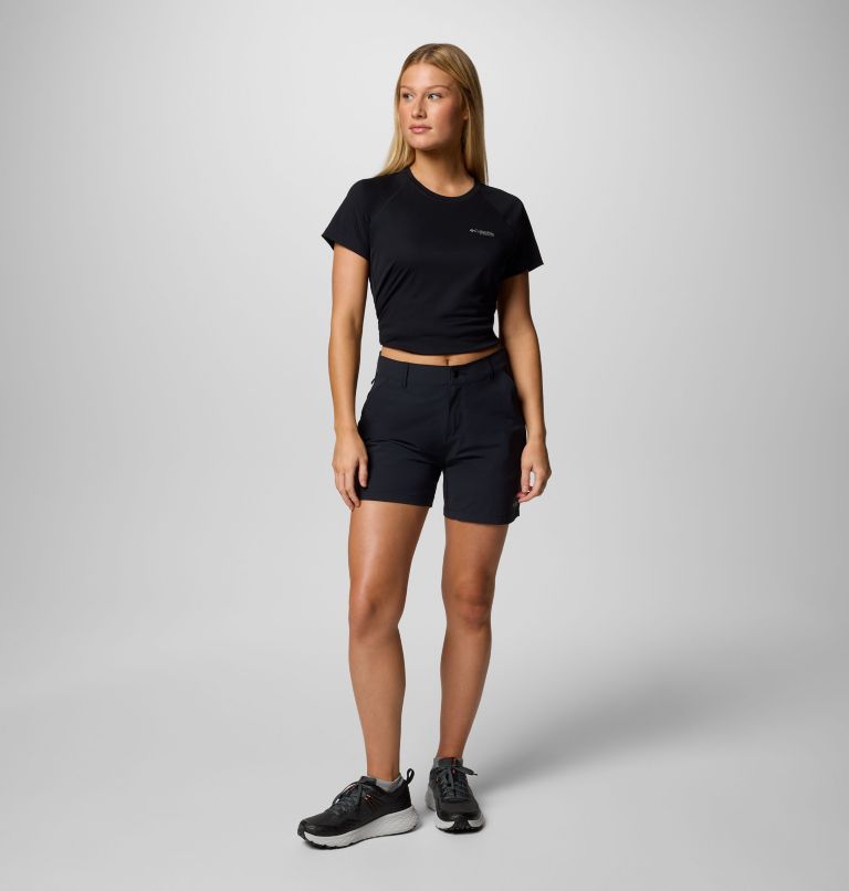 Women's Summit Valley Hiking Shorts II, Color: Black, image 6