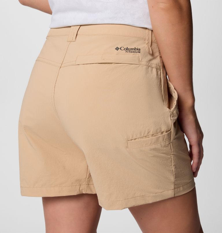 Women's Summit Valley Hiking Shorts II, Color: Canoe, image 6