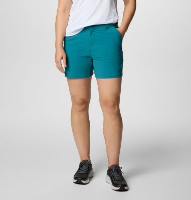 Women's Summit Valley Hiking Shorts II, Color: River Blue, image 1