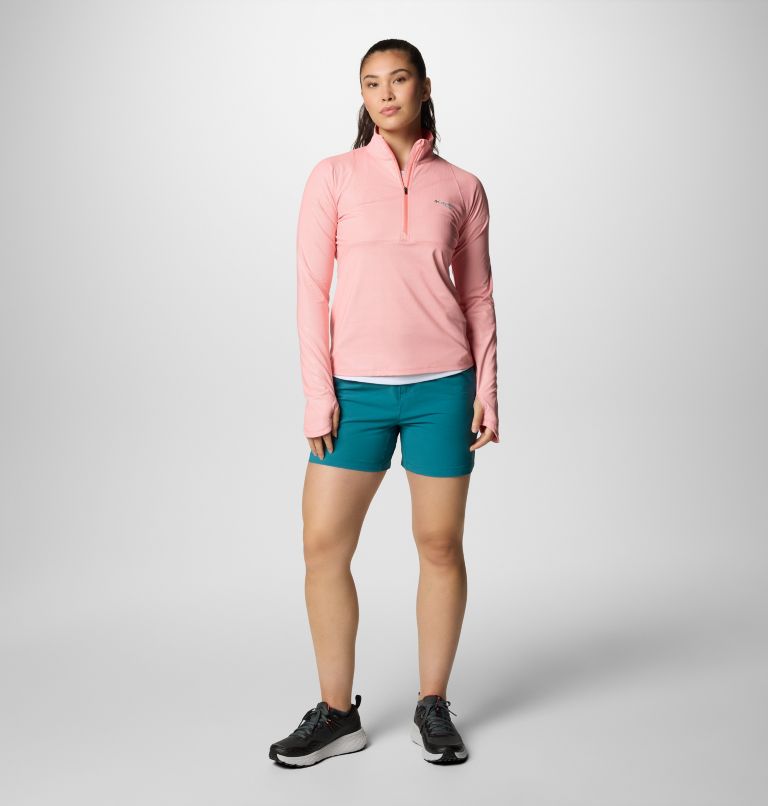 Women's Summit Valley Hiking Shorts II, Color: River Blue, image 7