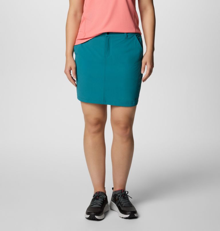 Falda-pantalón de senderismo Summit Valley II para mujer, Color: River Blue, image 1