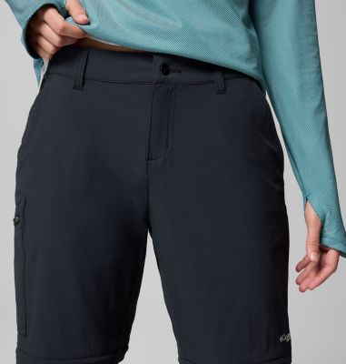 Women's Summit Valley II Convertible Hiking Trousers, Color: Black, image 4